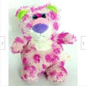 Russ Lilly Lollipop Pink Leopard Cat Plush